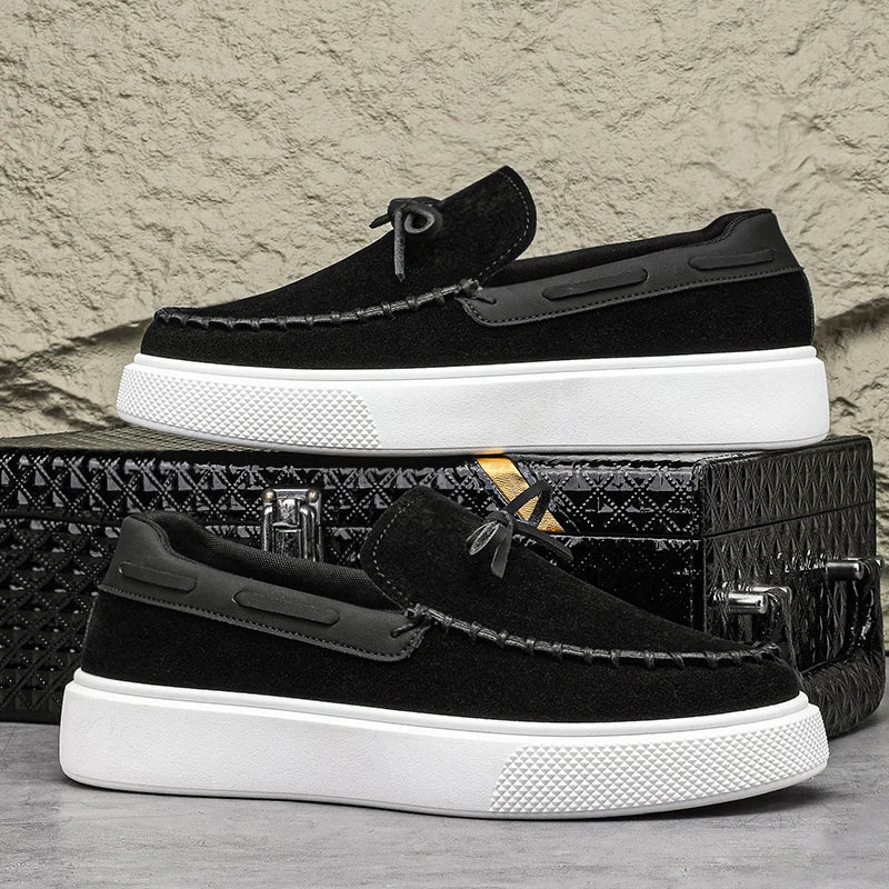 MANSSINO™ | Men's Suede Platform Boat Shoe
