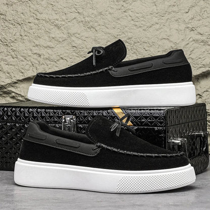 MANSSINO™ | Men's Suede Platform Boat Shoe
