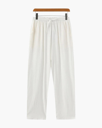 MONVIEL | Lightweight Breathable Linen Trousers