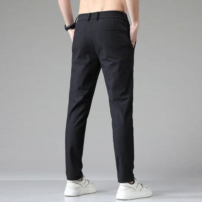 MONVIEL™ | Men's Elastic-Waist Slim Stretch Trousers