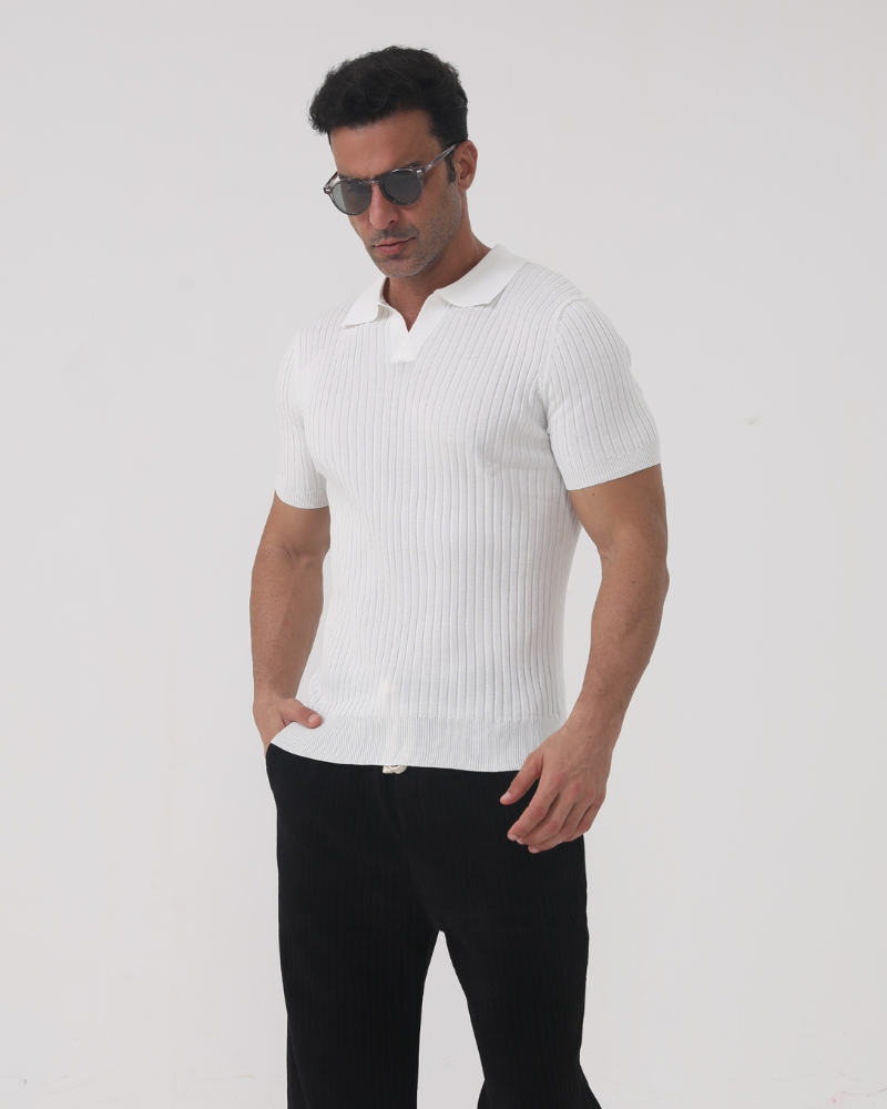 MONVIEL | BREATHABLE RIBBED POLO