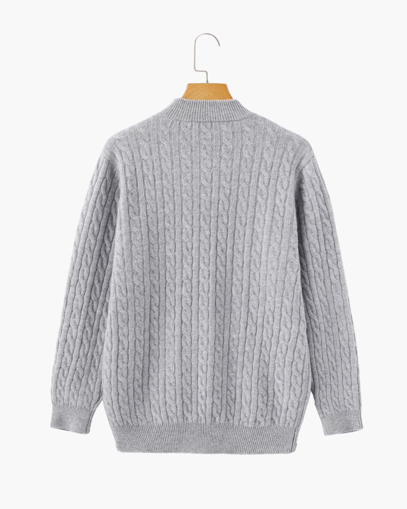 MONVIEL | HALF-ZIP CARDIGAN