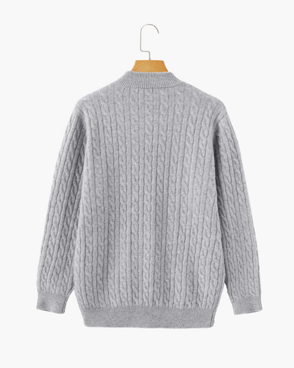 MONVIEL | HALF-ZIP CARDIGAN