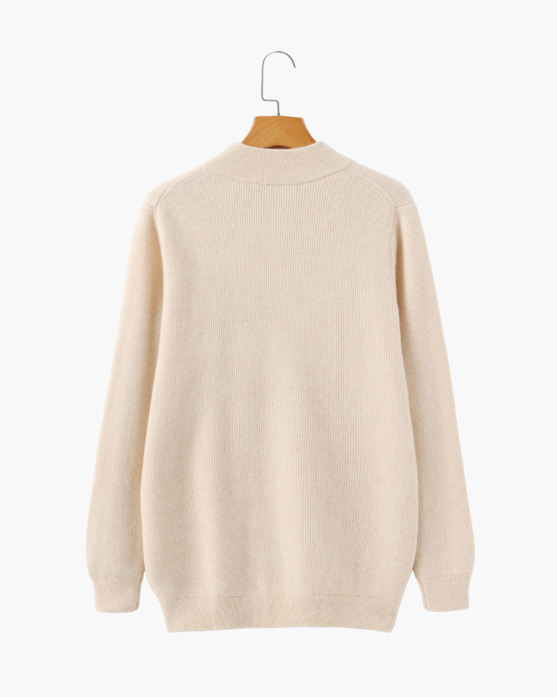 MONVIEL | CASHMERE ZIP-UP