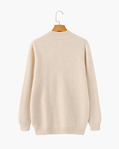 MONVIEL | CASHMERE ZIP-UP
