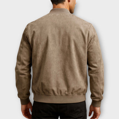 LAURENT MONACO | VESTE BOMBER EN CUIR SUEDE HOMME