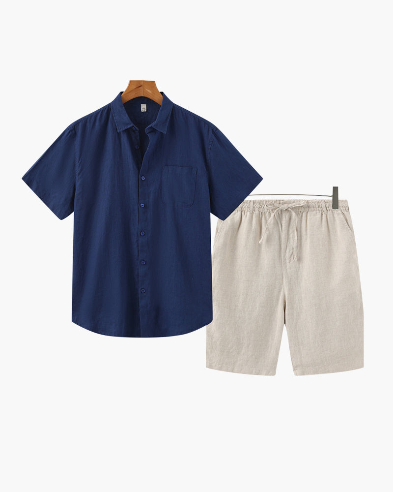Callum™ | Ensemble en lin avec short