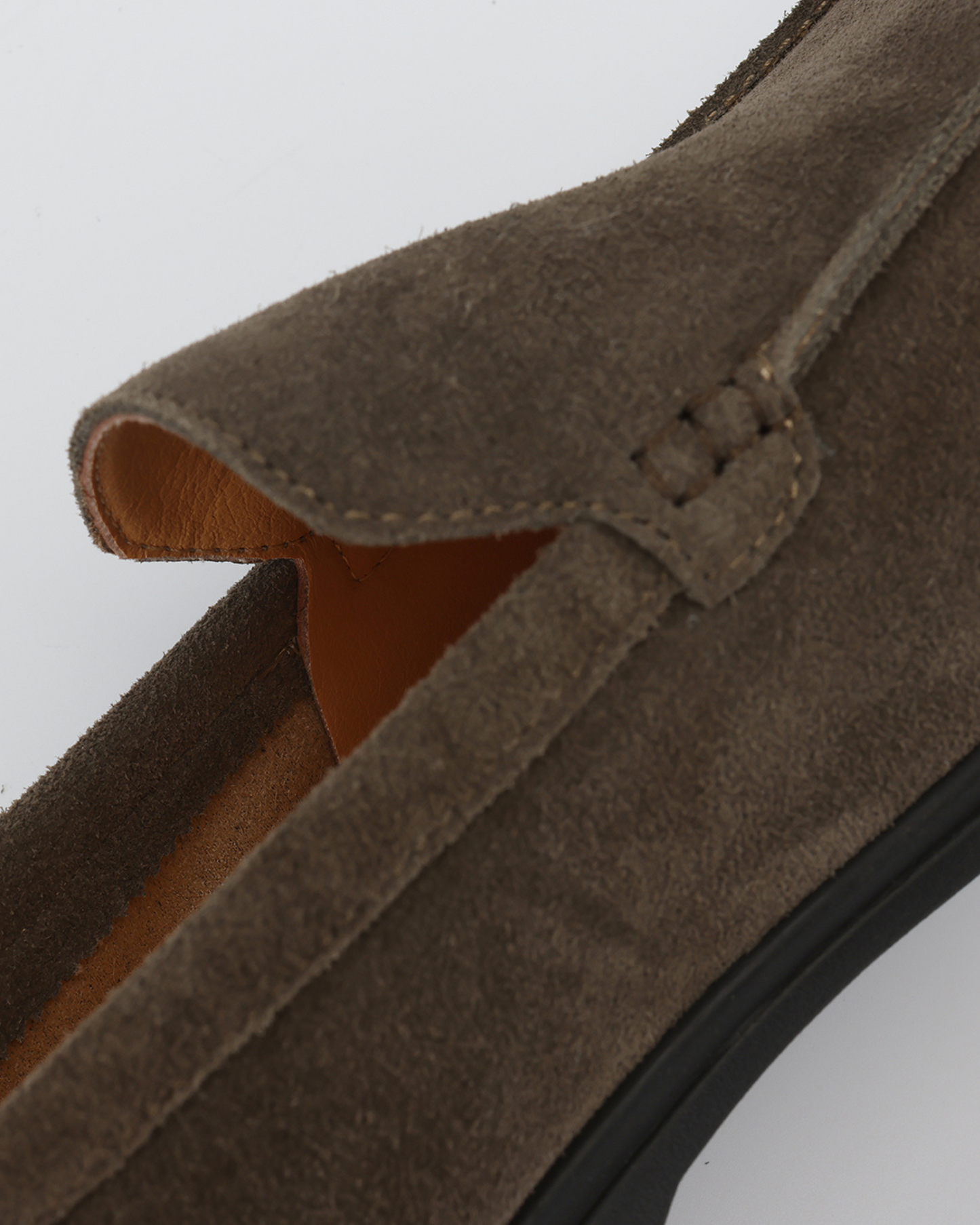 Theo™ | Mocassins en suède semelle noire