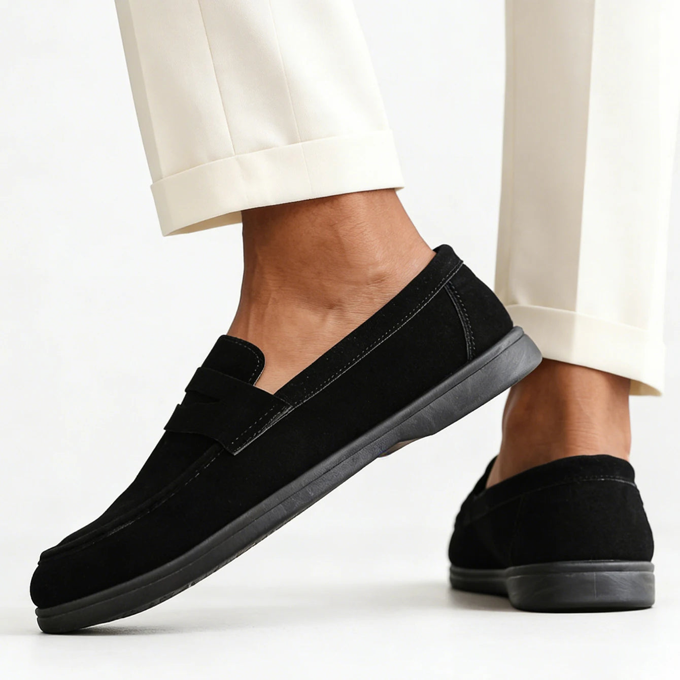 MANSSINO™ | Men's Faux-Suede Penny Loafer