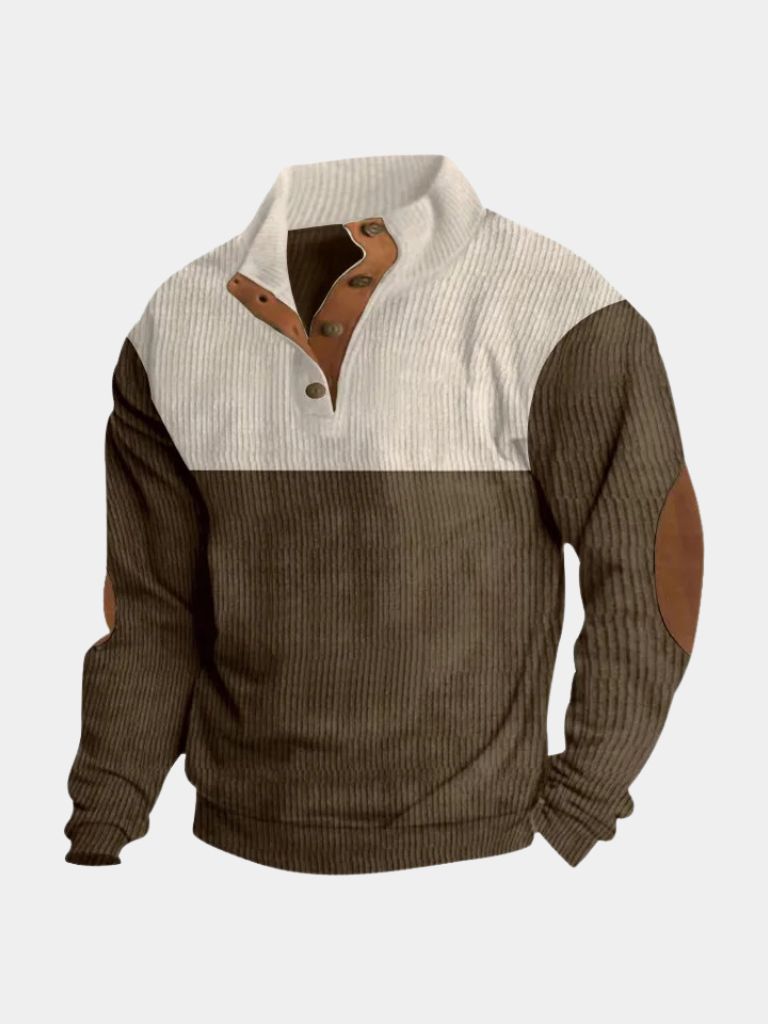 MANSSINO™ | Corduroy High-Neck Pullover