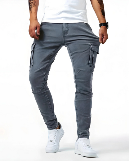 Elouan™ | Pantalon cargo stretch homme