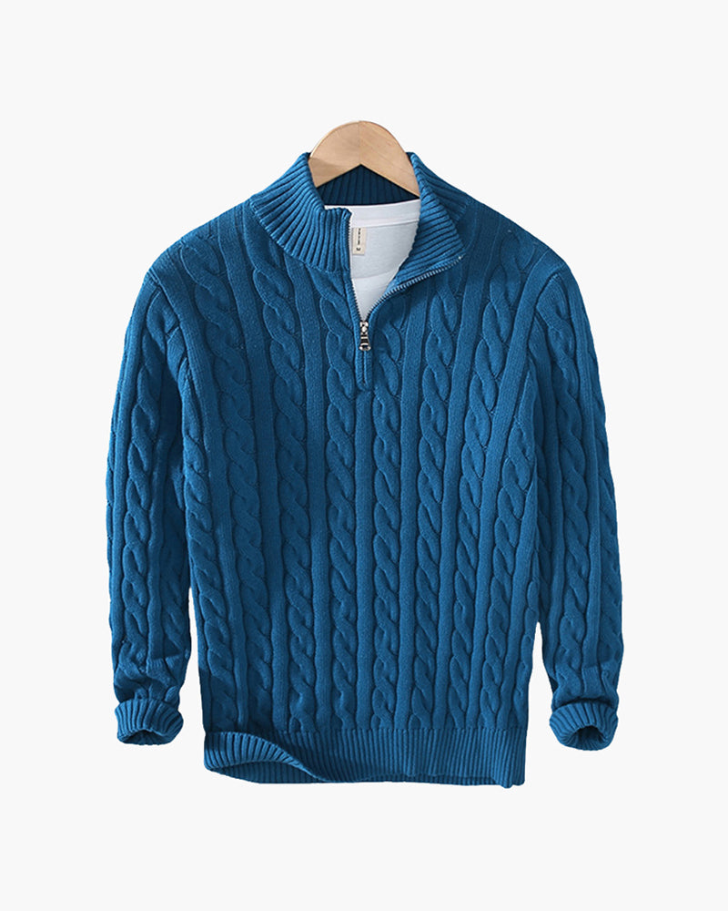 MONVIEL | COTTON HALF ZIP