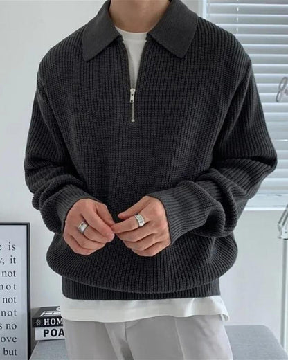 MONVIEL | COTTON HALF ZIP