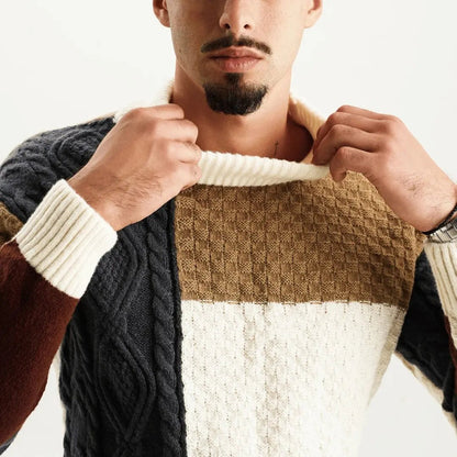 MANSSINO™ | Men's Textured Cotton Relaxed Pullover