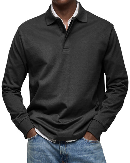 MONVIEL™ | Long Sleeve Polo Shirt