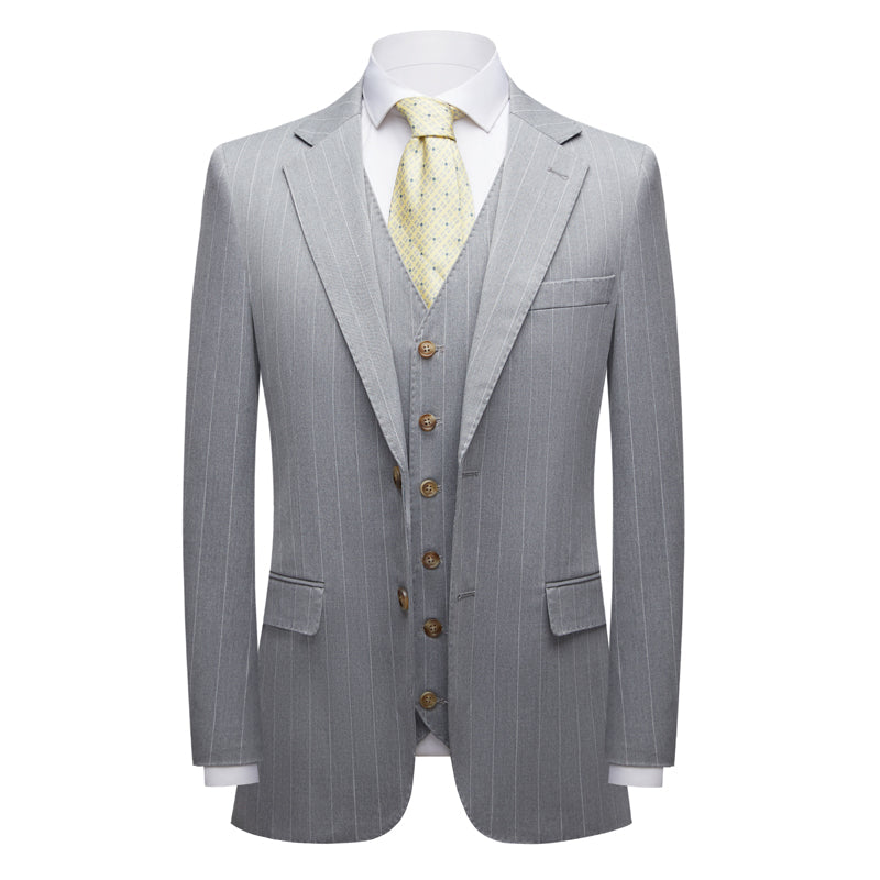 MONVIEL | Three-piece Single-button suit