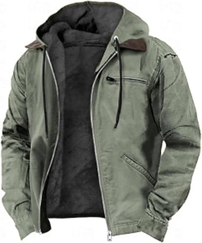 LAURENT MONACO | VESTE AVEC CAPUCHE POUR HOMME AUTOMNALE