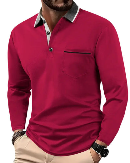 MONVIEL | Classic Long-Sleeve Polo