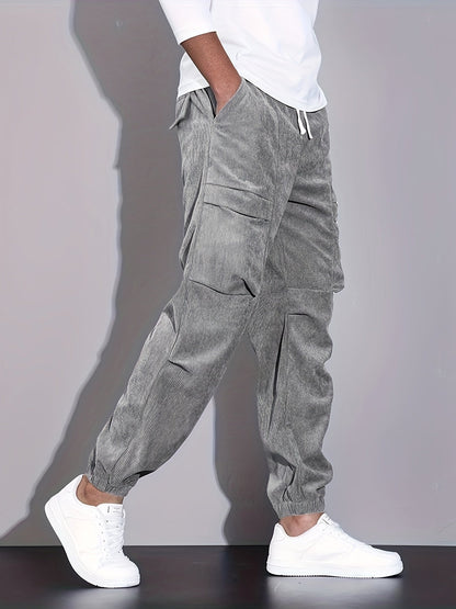 MONVIEL™ | Men's Corduroy Cargo Trousers