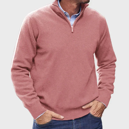 MANSSINO™ | Men's Slim Fit Quarter-Zip Pullover