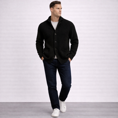 MANSSINO™ | Men's Shawl Collar Knitted Waistcoat