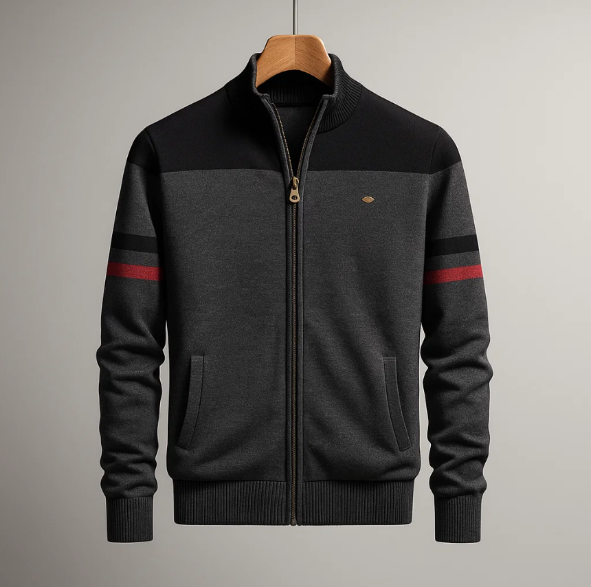 MANSSINO™ | Men's Colorblock Full Zip Sweatshirt