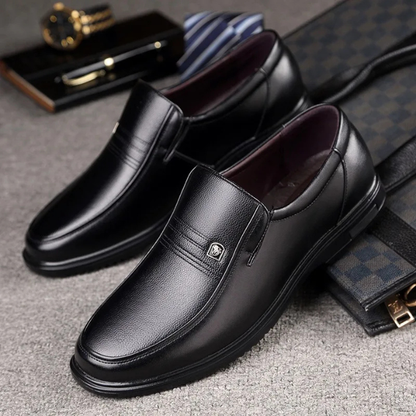 MANSSINO™ | Men's Semi-Gloss Leather Loafer
