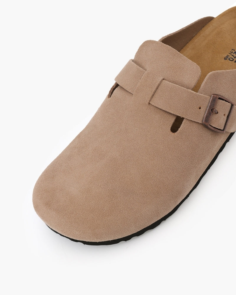 MONVIEL | Suede Clogs