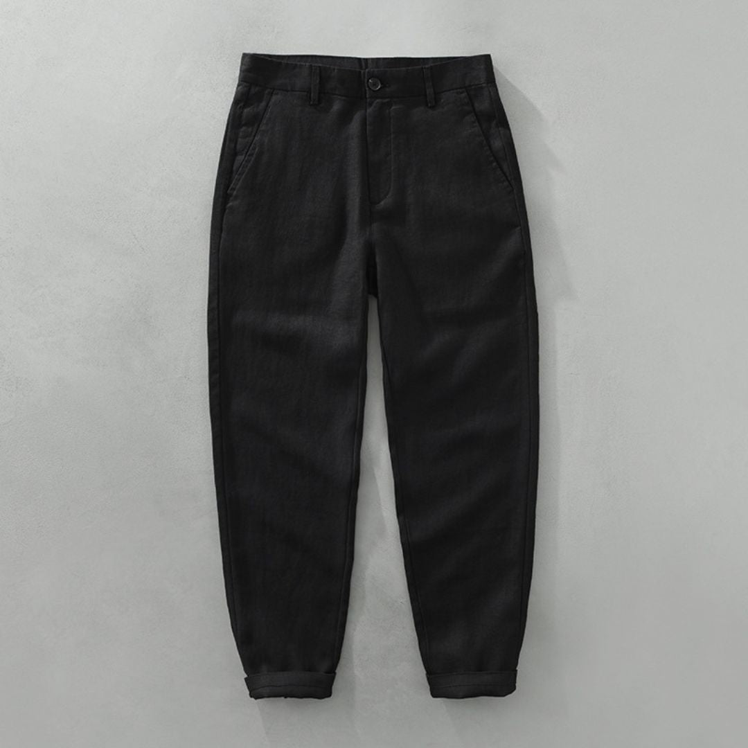 MANSSINO™ | Men's Tapered Linen Trousers
