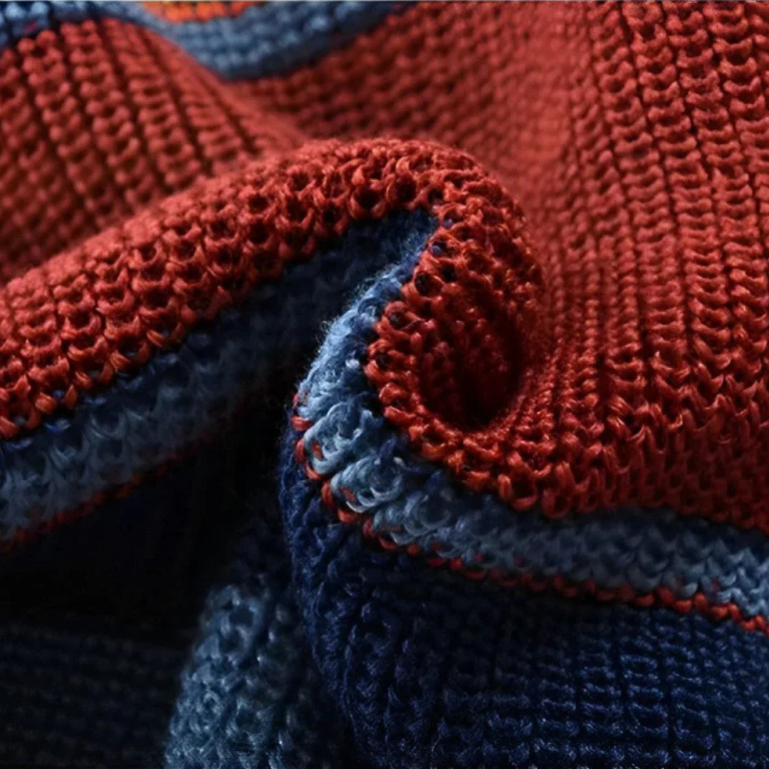MANSSINO™ | Men's Retro Striped Shawl Collar Cardigan