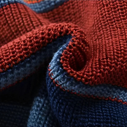 MANSSINO™ | Men's Retro Striped Shawl Collar Cardigan
