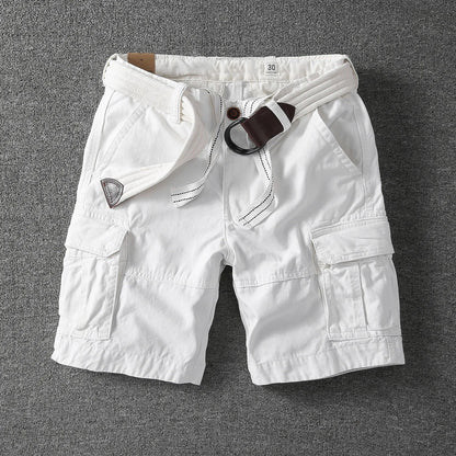 MANSSINO™ | Men's Cotton Cargo Shorts with Belt