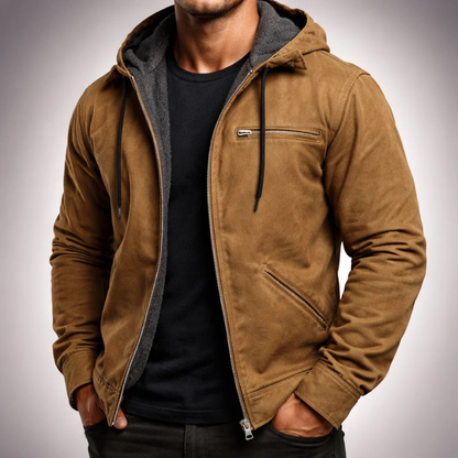 MANSSINO™ | Canvas Hooded Jacket