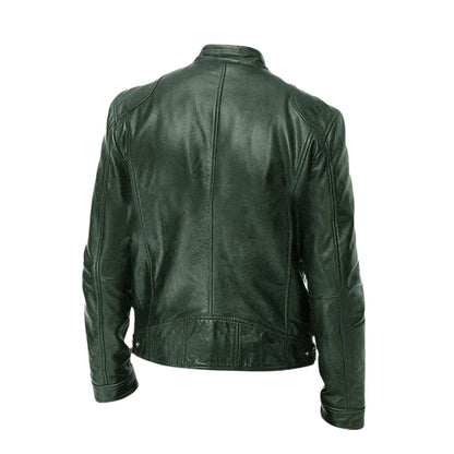 MANSSINO™ | Slim Fit Leather Jacket