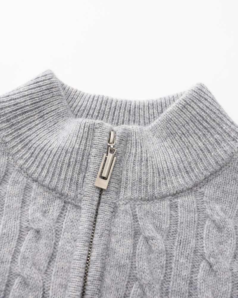 MONVIEL | HALF-ZIP CARDIGAN