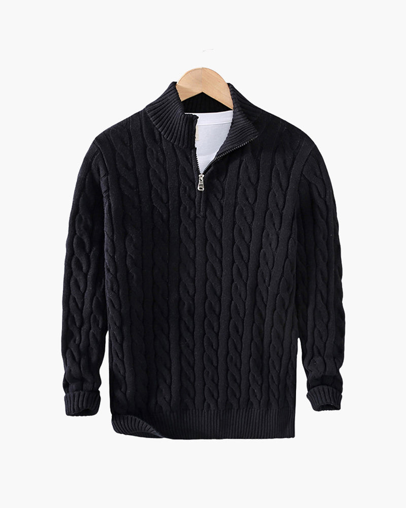 MONVIEL | COTTON HALF ZIP