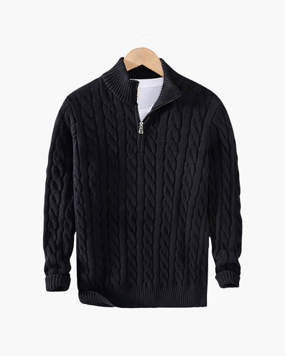 MONVIEL | COTTON HALF ZIP