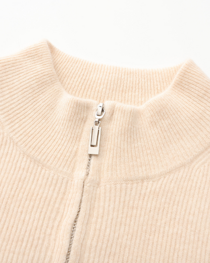 MONVIEL | CASHMERE ZIP-UP