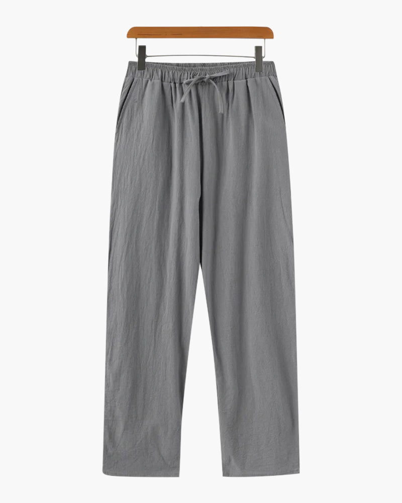 MONVIEL | Lightweight Breathable Linen Trousers