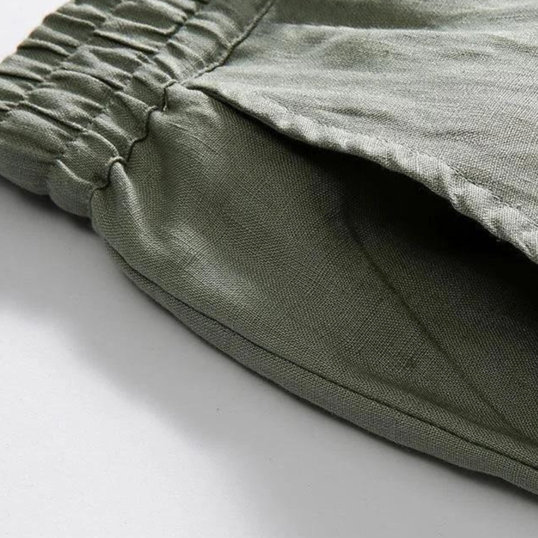 MONVIEL | Simple Lines Linen trousers