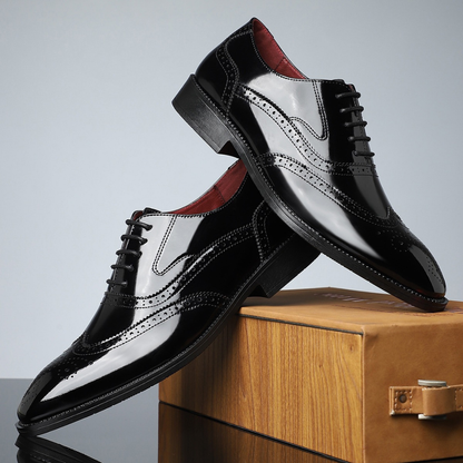 MANSSINO™ | Classic Wingtip Brogue Shoes