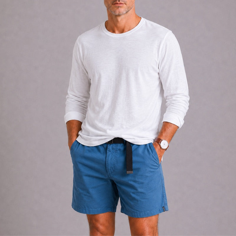 MANSSINO™ | Men's Cotton Twill Chino Shorts