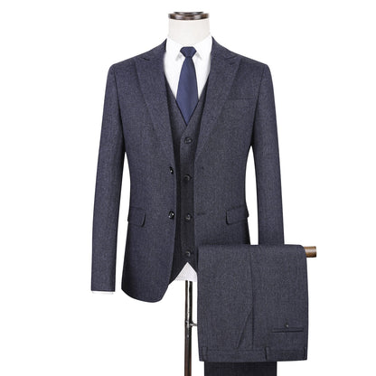 MONVIEL | Tweed three-piece suit