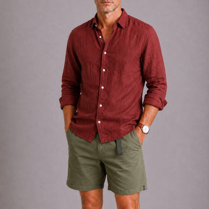 MANSSINO™ | Men's Cotton Twill Chino Shorts