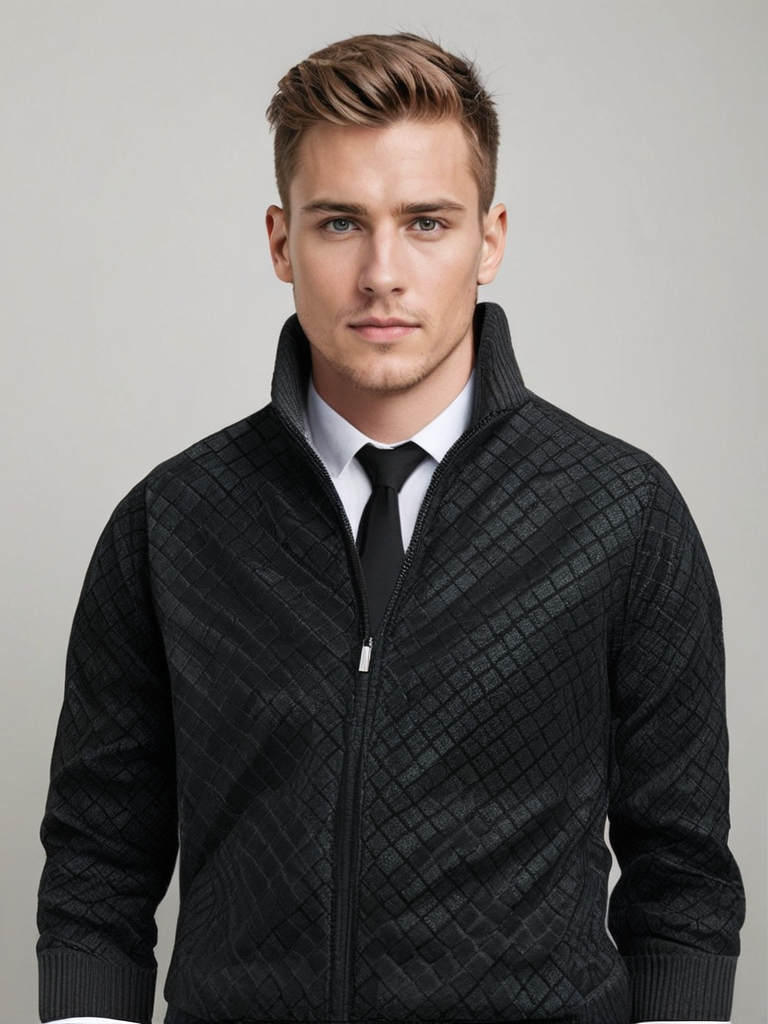 MANSSINO™ | Men's Waffle Knit Zip Gilet