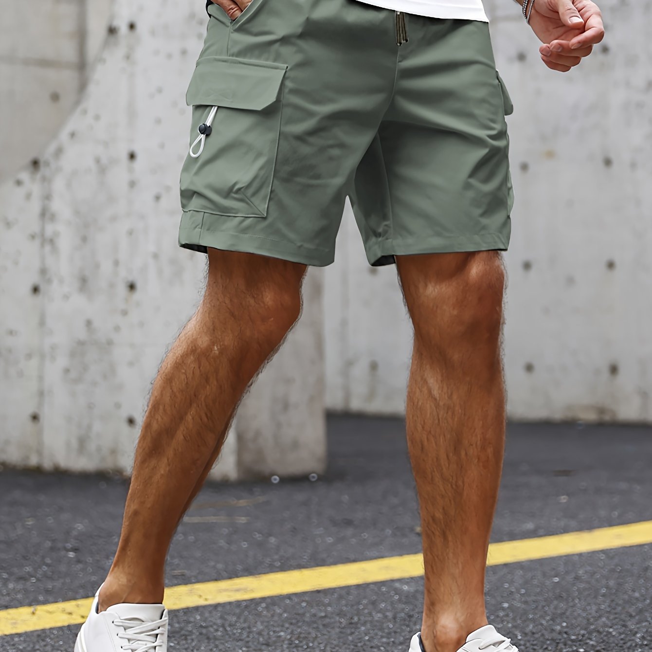 MANSSINO™ | Men's Relaxed Polyester Cargo Shorts