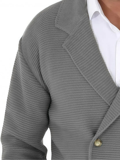 MANSSINO™ | Wool-Blend Jacket-Style Cardigan