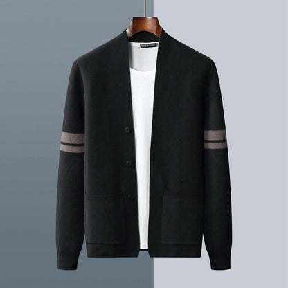 MANSSINO™ | Men's Lightweight Wool Blend Button Cardigan