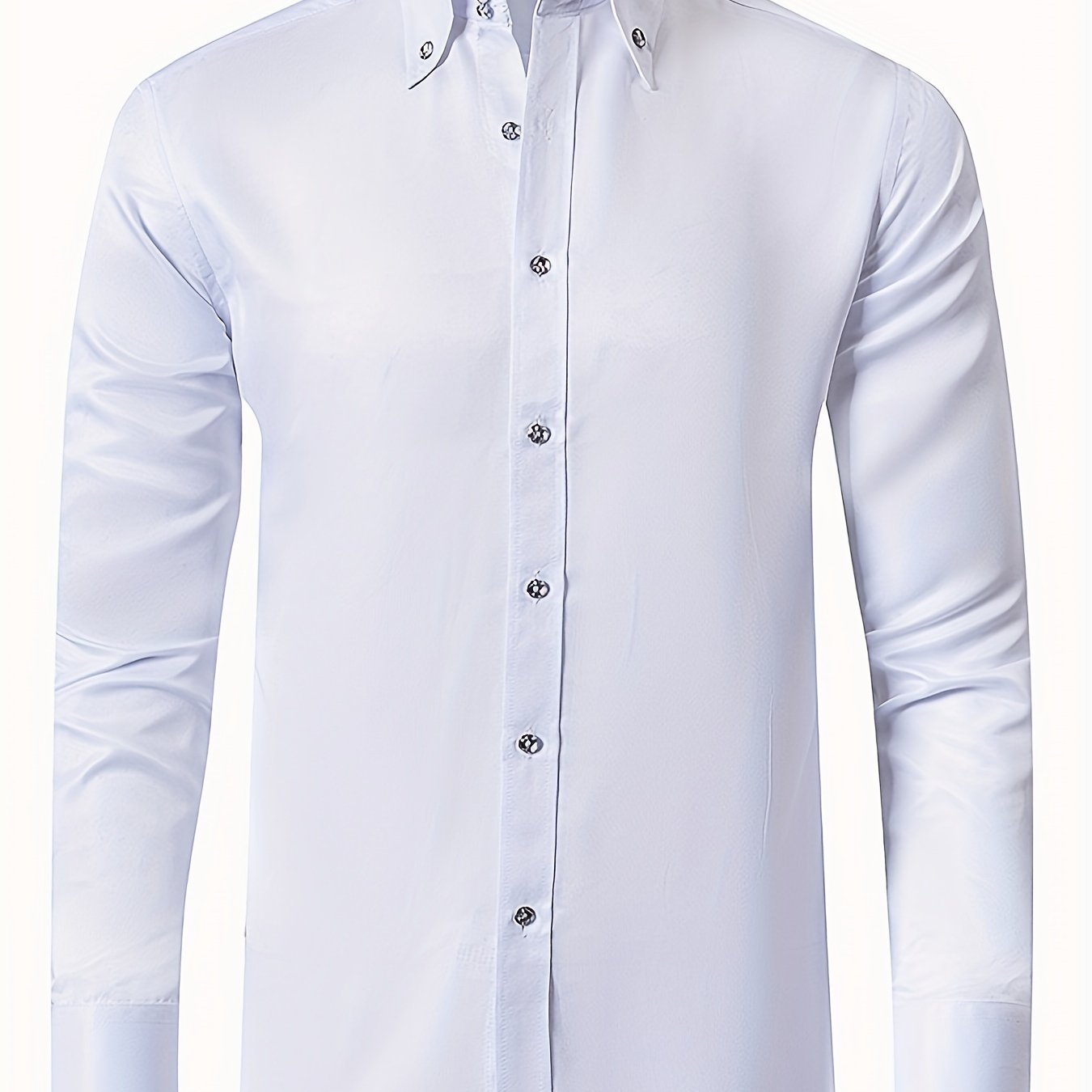 MONVIEL™ | Men's Satin-Finish Long-sleeve Shirt