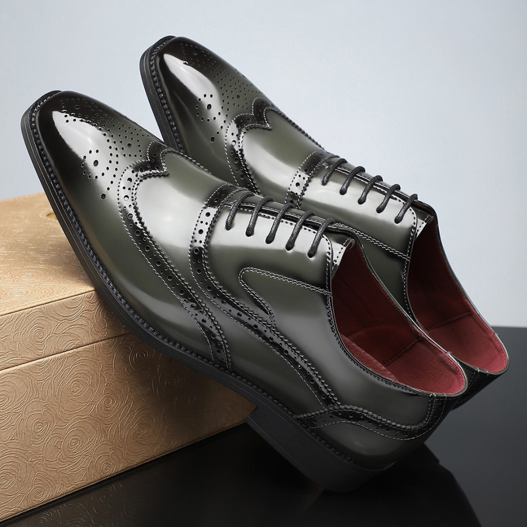 MANSSINO™ | Classic Wingtip Brogue Shoes